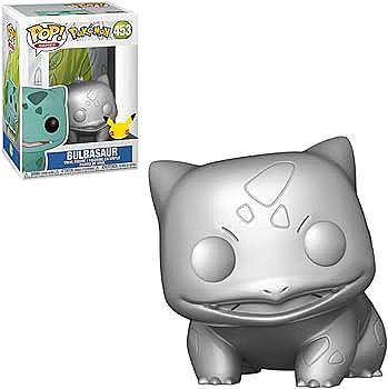 Funko Pop: Pokemon Bulbasaur  Silver Chrome  Figure 9cm