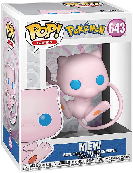 Funko Pop: Pokemon Mew  643 Games Vinyl Figure 9cm
