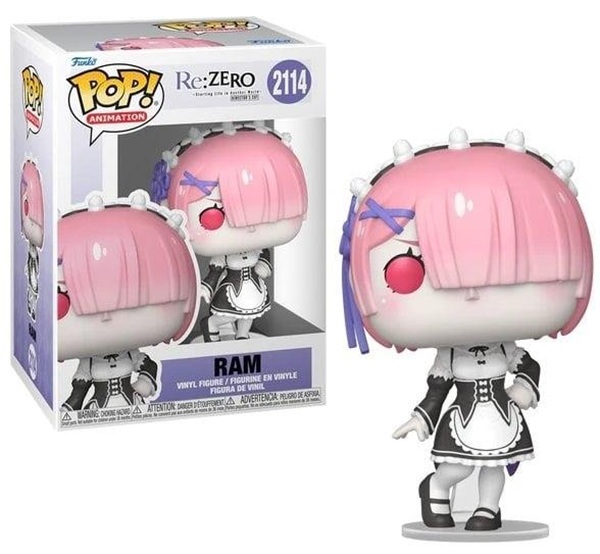 Funko Pop: Re: Zero Starting Life In Another World Ram  2114 Animation Vinyl Figure 9cm