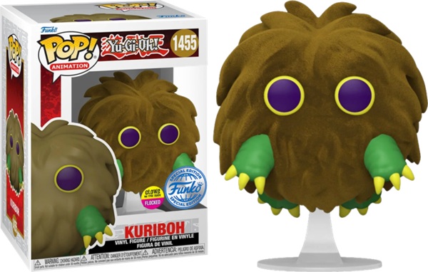 Funko Pop: Yu-gi-oh  Kuriboh  Flocked  Glow-in-the-dark   1455 Animation Vinyl Figure 9cm