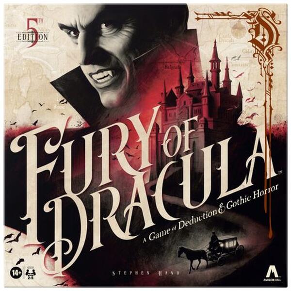 Fury Of Dracula  Fifth Edition  Board Game