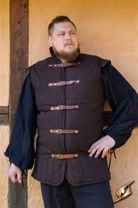 Gambeson Warrior Torso Brown Epic Armoury Medium Live Rollespil