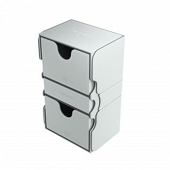 Gamegenic Deck Box: Stronghold 200  Convertible White  Hvid
