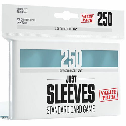 Gamegenic: Just Sleeves: Standard Card Game Size Value Pack  250 Kortlommer