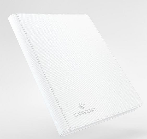 Gamegenic Mappe: Zip-up Album 18-pocket  Holder 360 Kort  White  Hvid