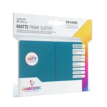 Gamegenic Matte Prime Sleeves: Blue  Bl 195 165   100 Kortlommer