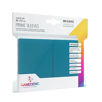 Gamegenic Prime Sleeves: Blue  Bl 195 165   100 Kortlommer