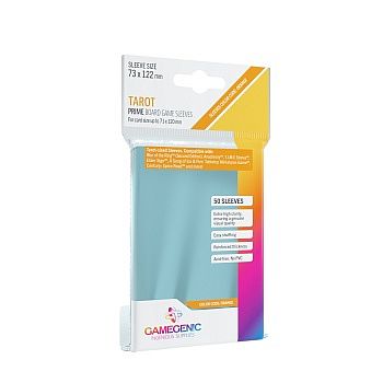 Gamegenic Prime Tarot-sized Sleeves: 73   122 Mm Clear  Transparent   50 Kortlommer
