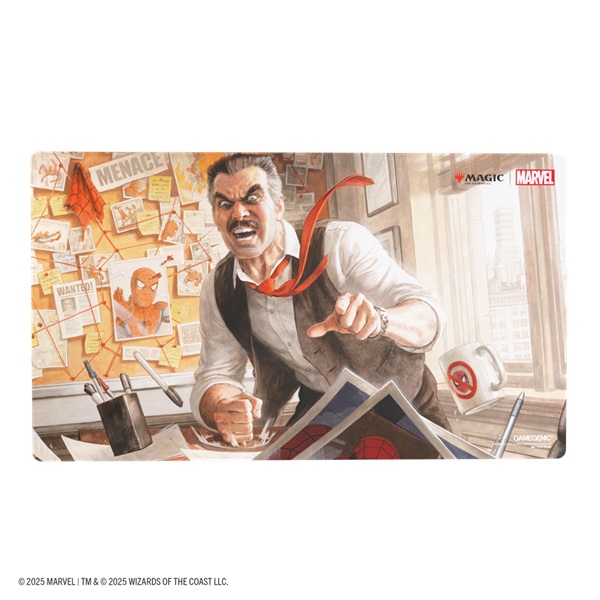 Gamegenic Spillem 195 165 Tte: Magic: The Gathering Marvel   Spider-man Prime Playmat    Jonah Jameson