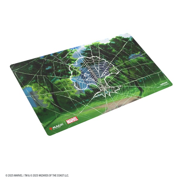 Gamegenic Spillem 195 165 Tte: Magic: The Gathering Marvel   Spider-man Shiny Playmat Spider-man Forest
