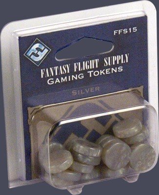 Gaming Tokens: Silver Fantasy Flight Games Ffs15