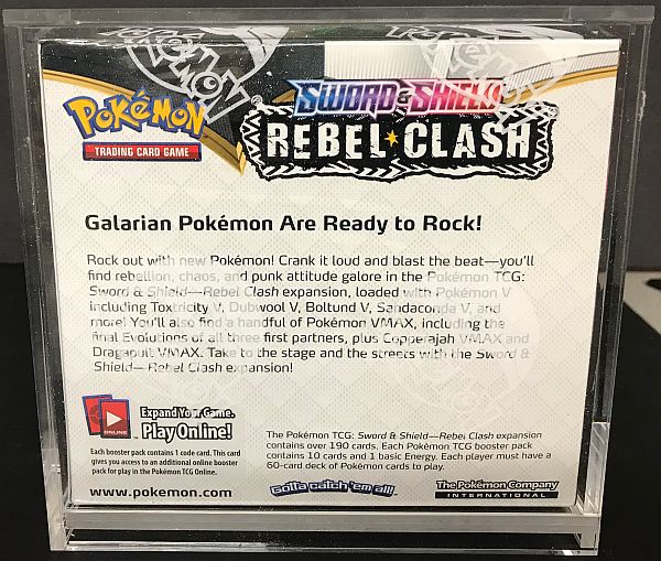 Graded Power Pokemon Acrylic Modern Booster Box Guard