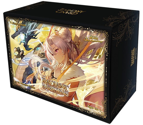 Grand Archive Tcg: Radiant Origins  1st Edition  Booster Display  Box Med 24 Pakker