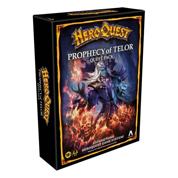 Heroquest Game System  Engelsk  Avalon Hill : Prophecy Of Telor Quest Pack Expansion