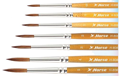 Horse  -808 Brush Pensel: Size 00  Extra Fine Detail