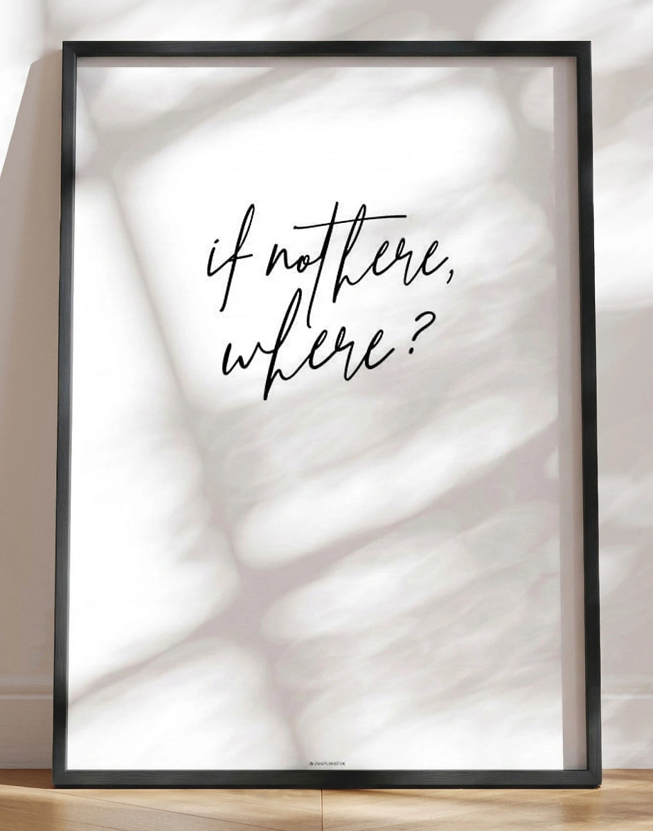 If Not Here Plakat