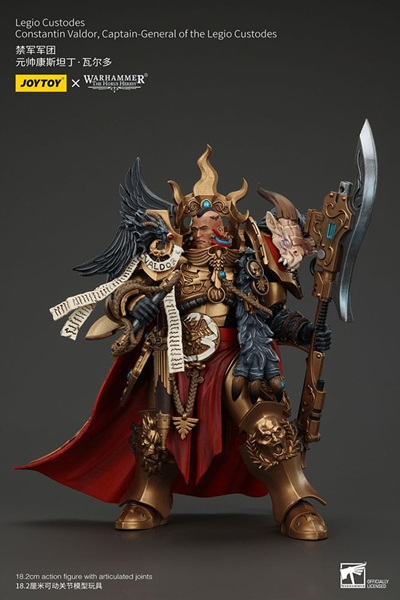 Joytoy Warhammer 40 000  40k : The Horus Heresy Legio Custodes Constantin Valdor Captain-general Of The Legio Custodes Action Figure 25cm