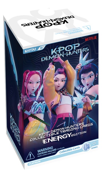 Kayou Kpop Demon Hunters Collectable Cards Series  -   Energy Edition  Blister Booster Display  Box Med 12 Packs