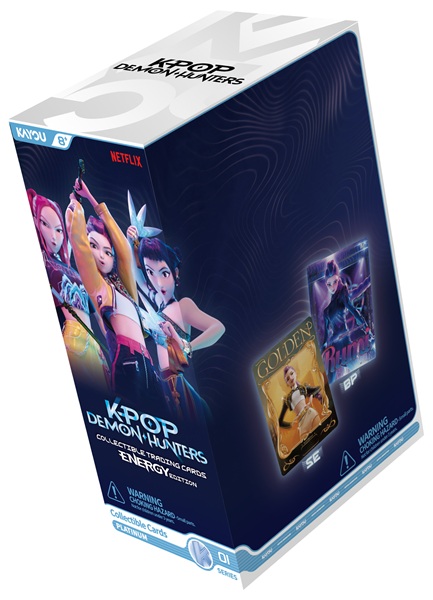 Kayou Kpop Demon Hunters Collectable Cards Series  -   Energy Edition  Foil Booster Display  Box Med 12 Packs