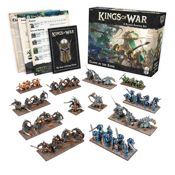 Kings Of War  4th Edition :  -player Starter Claws In The Sand Mgkwm133