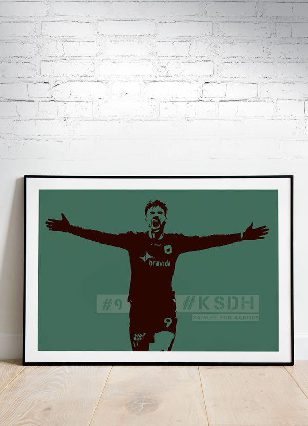 Ksdh  Agf-plakat Nr    Vandret  Grøn 29     21 Cm  A4  Kr  199 -