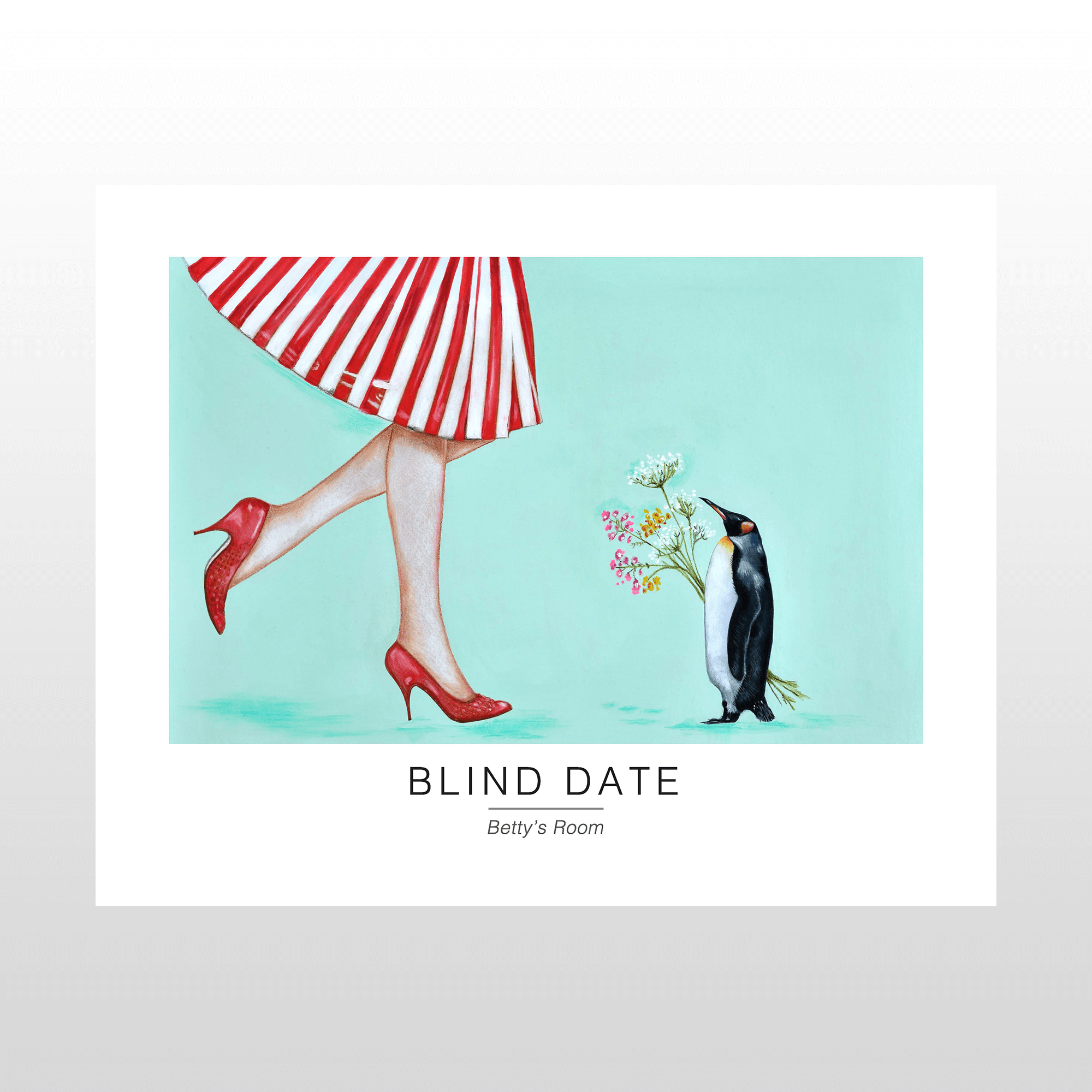 Kunstplakat   Quot Blind Date Quot  50   40 Cm