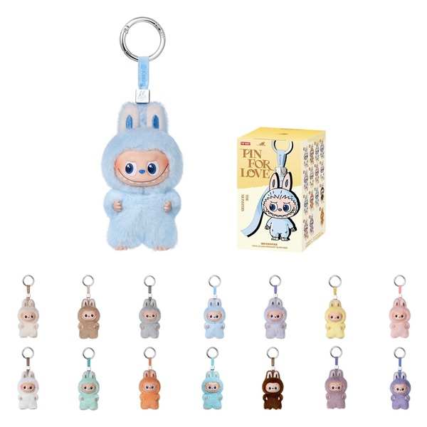 Labubu: The Monsters V4a: Pin For Love   -   Vinyl Plush Doll Pendant Blindbox