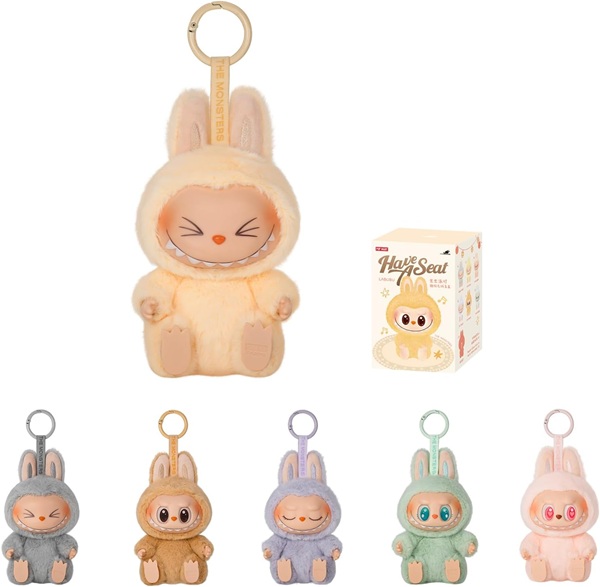 Labubu: The Monsters V2: Have   Seat Vinyl Plush Doll Pendant Blindbox