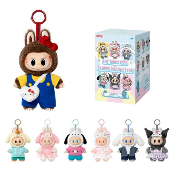 Labubu: The Monsters   Sanrio Characters Series Plush Doll Pendant Blindbox