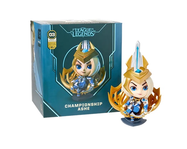 League Of Legends Collectible Figure   Series  :  03 Championship Ashe  Special Edition
