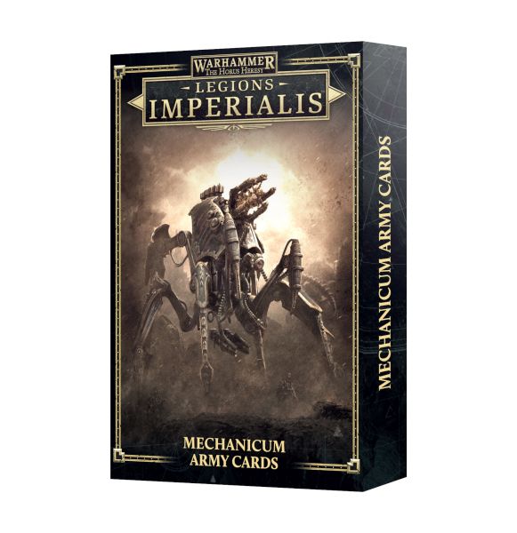 Legions Imperialis Accessory: Cards Mechanicum Army Cards Pack 60052608001