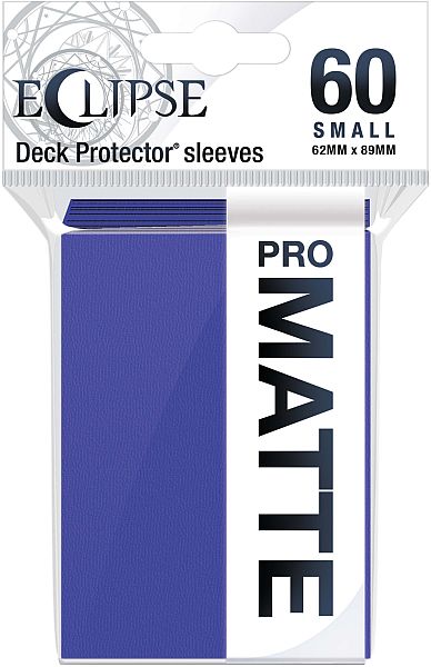 60 Lommer Ultra Pro Eclipse Small  2021 : Royal Purple  Lilla   Top Kvalitet  Pro-matte Non-glare Professional Sleeves  15646