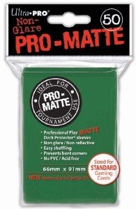 50 Lommer  Ultra Pro Pro-matte: Green  Grønne   Høj Kvalitet  Non-glare Professional Sleeves  82652