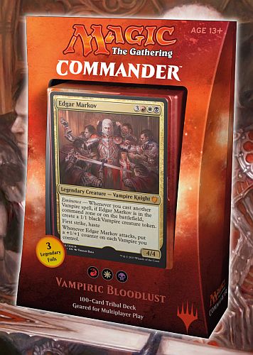 Magic Commander 2017  Edh  Multiplayer Deck: Vampiric Bloodlust  Vampire Tribal  100 Kort