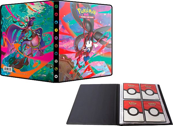 Mappe Pokemon Me04 Mega Evolution: Album  -pocket  Holder 80 Kort     Oversized Kort  Ultra Pro  16725