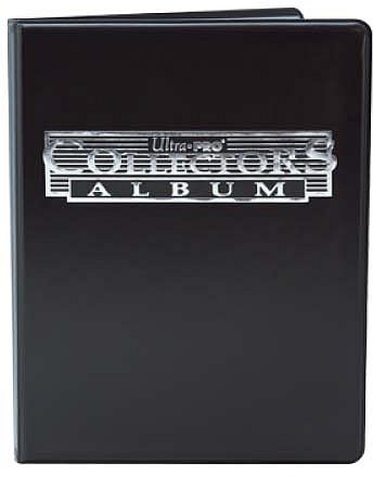 Mappe Ultra Pro 9x10 Collectors Album  -pocket  Holder 180 Kort  Black  Sort   81366