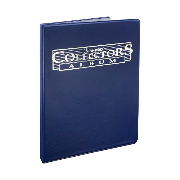 Mappe Ultra Pro 4x10 Collectors Album  -pocket  Plads Til 80 Kort  Cobalt  Blue Bl 195 165   15864