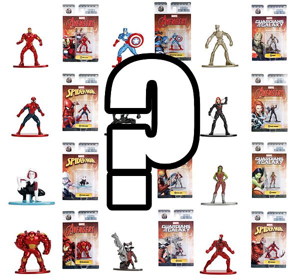 Marvel Comics Nano Metalfigs Diecast Mini Figure 4cm    Stk