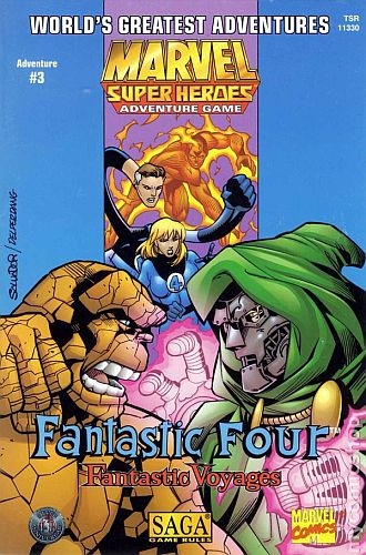 Marvel Super Heroes Adventure Game  Saga System : Adventure   : Fantastic Four Fantastic Voyages