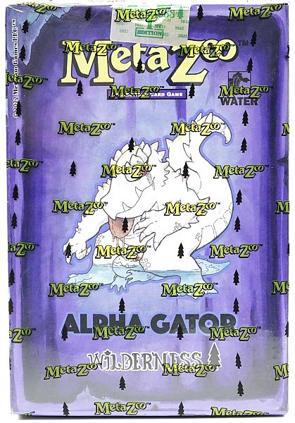 Metazoo Tcg: Cryptid Nation Wilderness  1st Edition  Theme Deck: Water Alpha Gator