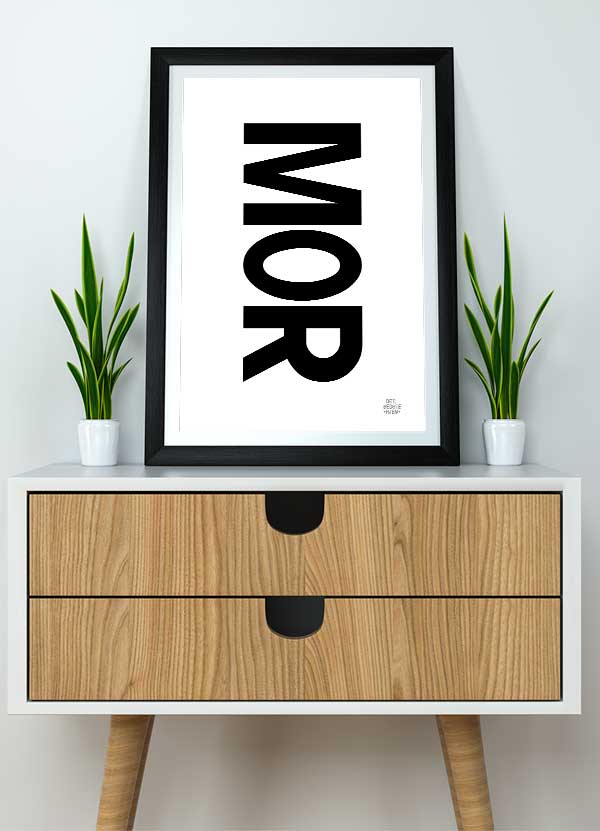 Mor-plakat 21   29    A4  Kr  199 -