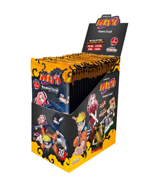 Naruto Mythos Trading Card Game  Tcg : Set 01 Konoha Shido Booster Box  2nd Edition   Display  24 Packs