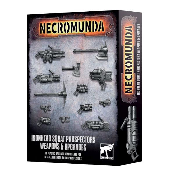 Necromunda: Box Ironhead Squat Prospectors Weapons   Upgrades 99120599070
