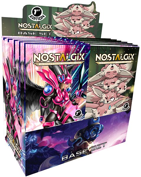 Nostalgix Tcg: Base Set  1st Edition  Booster Display  Box Med 36 Pakker