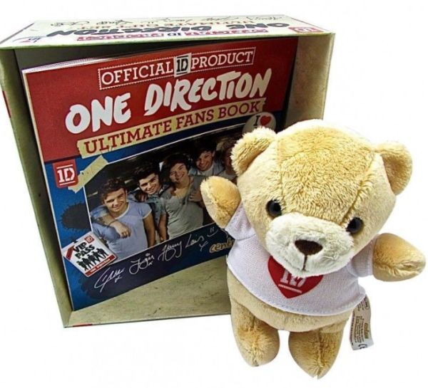 One Direction Ultimate Gift Set Official 1d Soft Toy Bear   Ultimate Fans Book Inkl   195 184   Bamse