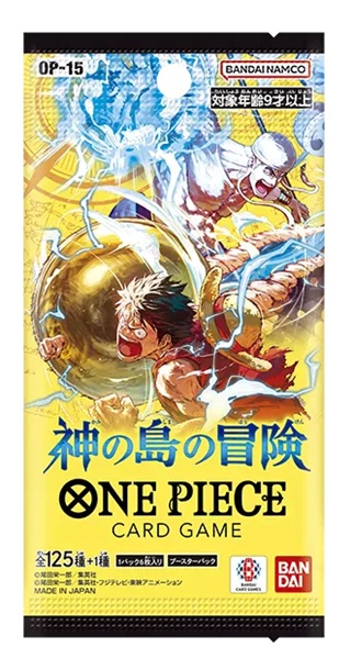 One Piece Card Game: Japansk Japanese Op15 Adventure On Kami   Island Booster Pack