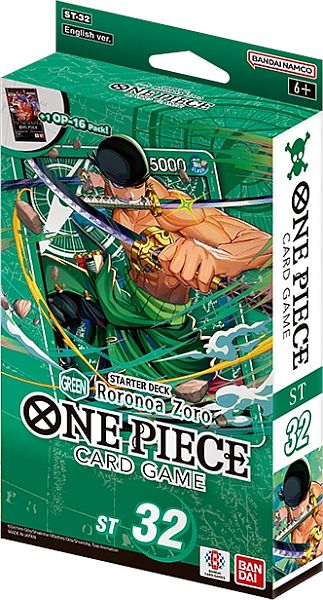 One Piece Card Game: St32 Starter Deck Green Roronoa Zoro