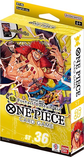 One Piece Card Game: St36 Starter Deck Yellow Eustass  Quot Captain Quot  Kid
