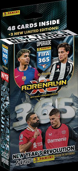 Panini Adrenalyn  : Fifa 365 2025 Upgrade Ny Revolution Booster Set  Deck  Blister Med 48 Kort     Limited Edition