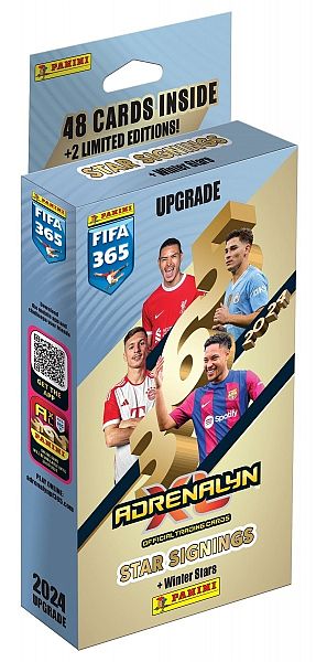 Panini Adrenalyn  : Fifa 365 2024 Upgrade Star Signings: Winter Stars Edition Booster Set  Deck  Blister Med 48 Kort   Limited Edition